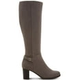 thumbnail image 2 of Giani Bernini Womens Adonnys Suede Block Heel Knee-High Boots, 2 of 3