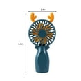 thumbnail image 5 of kkbbma under $5 Cute Personal Mini Fan, Handheld & Portable USB Rechargeable Fan, 3 Adjustable Speeds, Portable Holder, Small Makeup Eyelash Fan For Women Girls Kids Outdoor, 5 of 9