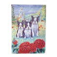 thumbnail image 1 of Carolines Treasures 7005GF Boston Terrier Trois dans une Rangée Drapeau Jardin Taille, 1 of 3