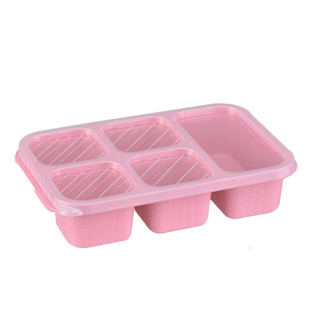 EGNMCR Storage Containers, Kitchen Storage & Organization Bento Lunch Box Set -Meal Prep Containers For Kids Adults Thickened And Easy-to-clean Lunch Box Containers Stackable lunch boxs