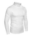 thumbnail image 4 of Men's high-neck bottoming shirt Slim-fit basic knitted warm top casual long-sleeved pullover, 4 of 4