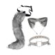thumbnail image 3 of Conjunto de Collar y cola con orejas Salvador para cosplay de gato celebraciones regalos, 3 of 10