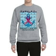 thumbnail image 2 of Wild Bobby Faith Hope Love Breast Cancer Awareness Anchor Breast Cancer Awareness Unisex Crewneck Sweatshirt, Heather Grey, XX-Large, 2 of 6