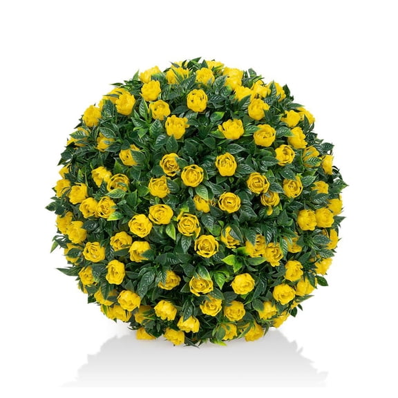 QHUDLV 7.87 inch Artificial Plant Topiary Ball Faux Boxwood Decorative Balls for Backyard, Balcony,Garden, Wedding and Home Dcor