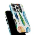thumbnail image 6 of DesignSkinz Scratch-Resistant Hard Slim Case Compatible with iPhone 13 Mini (Compatible with MagSafe) - Bright Water Color Painted Feather, 6 of 9