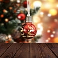 thumbnail image 3 of hirigin Christmas Clear Balls, Christmas Tree Ball Hanging Baubles with LED Lights for Christmas Tree Decorations, 3 of 8