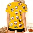 thumbnail image 3 of Camiseta de Manga Corta con Cuello de Tripulación de Impresión de Payaso Casual para Fiesta de Carnaval Verano Diario, 3 of 7