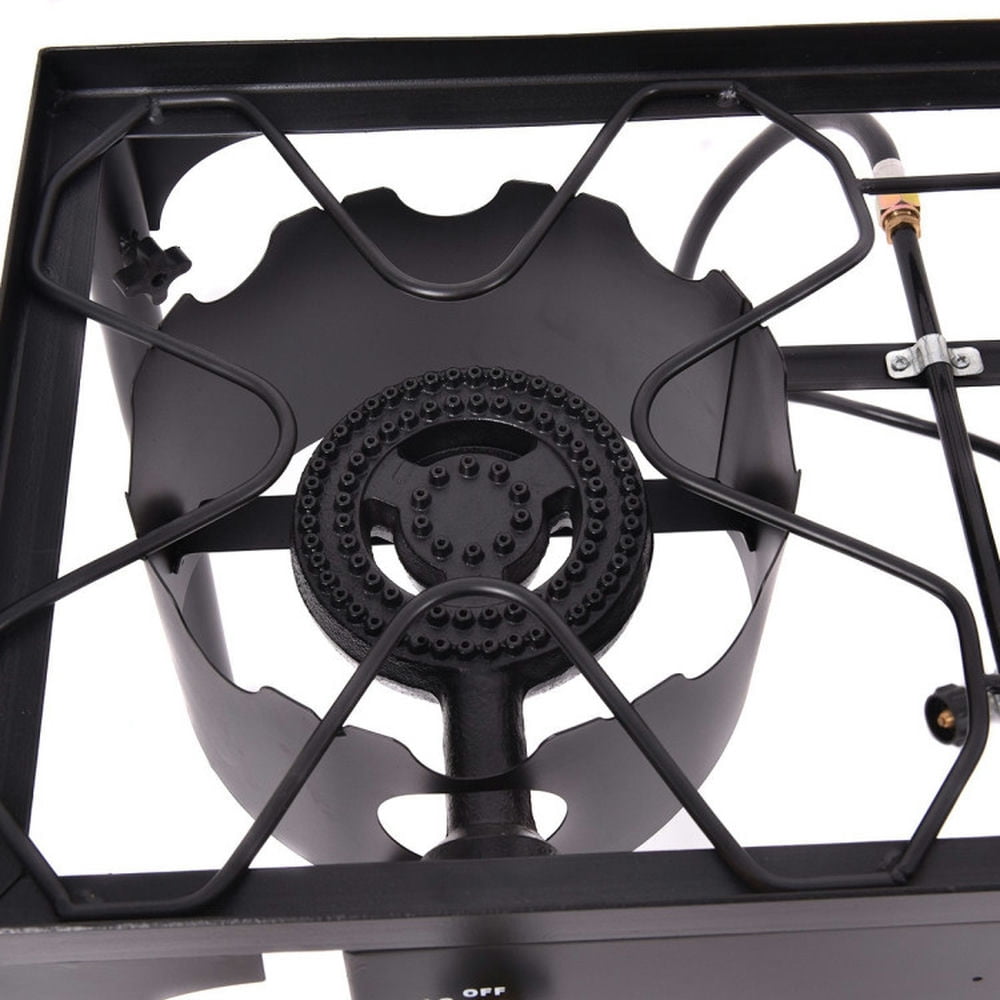 Barara King Cooking Grills, Outdoor Picnics Grills, 150000 BTU Double Burner Outdoor Stove BBQ Grill