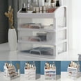 thumbnail image 4 of Organizador de Maquillaje Transparente con Cajones Extraíbles, Estante para Cosméticos y Joyas, Diseño Moderno y Funcional, Tamaño Grande, 3 Niveles, Ideal para Mantener tu Espacio Ordenado y Libre, 4 of 7