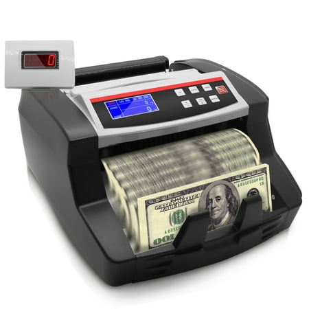 PYLE PRMC150 - Automatic Bill Counter, Digital Cash Money Banknote Counting (Best Automatic Portable Money Counting Machine)
