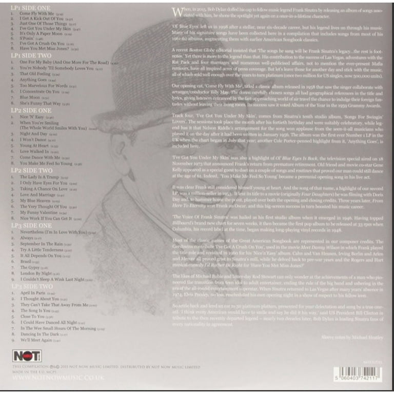 英3LP Frank Sinatra The Platinum Collection NOT3LP211 Not Now Music /00780 Amazon.com: FRANK SINATRA Platinum Collection [Limited