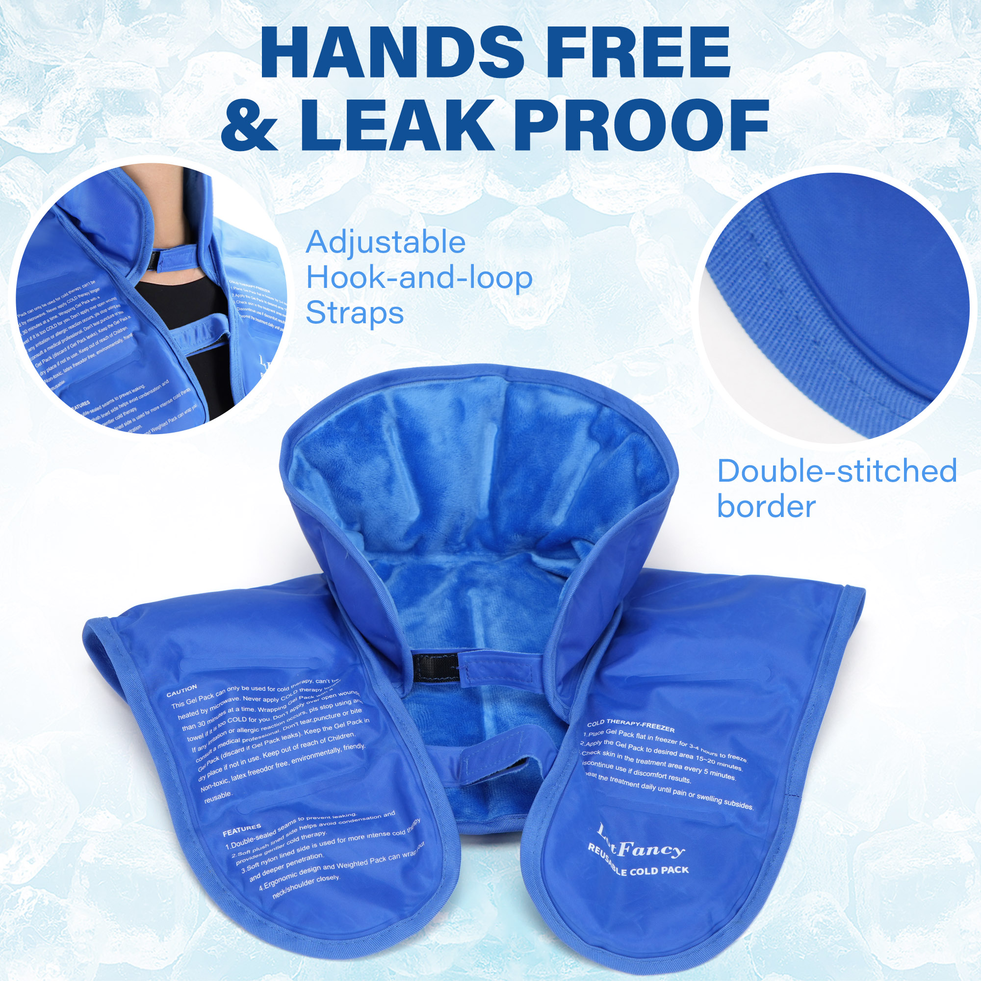 LotFancy Neck and Shoulder Reusable Gel Ice Pack photo 4