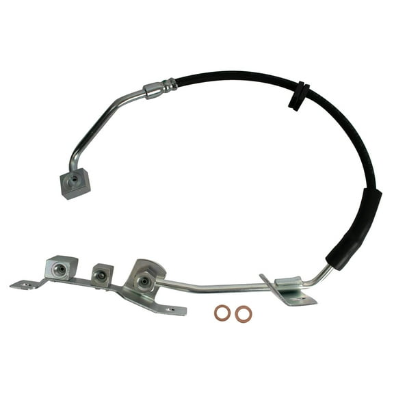 TRQ Front Left Brake Hose BLA62218 Fits Select 2002-2005 Dodge Ram 1500