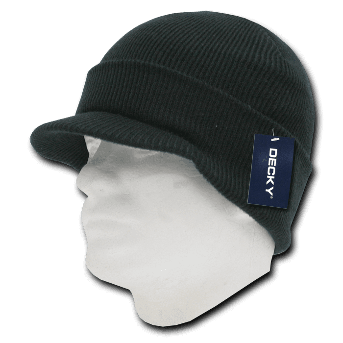 Decky Decky Beanies Beany For Men Women GI Caps Hats Visor Ski Thick