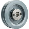 thumbnail image 2 of Masterdrive Cast Iron 5.5" Triple Groove Pulley for Belt B Section 5L with 1" Inch Sheave Bushing 3BK57H, 2 of 2