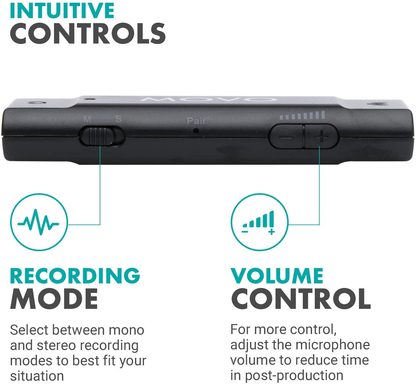 Movo EDGE-DI 1:1 Wireless Mic With  Receiver - image 3 of 7