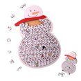 thumbnail image 4 of Fun Shaped Puzzles For Adults & Kids Stress Educational Gift Multiple Styles: Dog Bone/Snowman/Puppy/Raccoon, 4 of 4