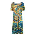 thumbnail image 5 of Fashion A-Line Dress for Women CIENVNSTG Flowy Summer Dress Perfect for Casual Outings or Parties, 5 of 6