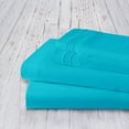 thumbnail image 2 of Elegant Comfort 1500 Series 2-Piece Pillowcase Set - Wrinkle, Fade and Stain Resistant - King Size, Turquoise, 2 of 7