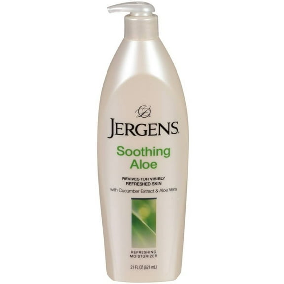 Jergens Soothing Aloe Refreshing Moisturizer 21 oz (Pack of 3)