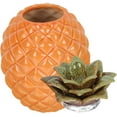 thumbnail image 1 of HUGFEGWE Pot à Thé à l'Ananas pour Collations Pot à Épices Contenants en Vrac avec Couvercles Bocal de Rangement pour Aliments Bocal pour Grains de Café Contenant de Rangement pour Feuilles de Thé Pot à Thé Pot de Voyage en Céramique Pot à Biscuits Portable, CA919-85452, 1 of 9