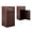 Red, variant on WARAYZ Trash Can Cabinet 40 Gallon, Hidden Garbage Bin Cabinet with Flip Top, Front Door, Waterproof, Pet-Proof, Large Capacity for Kitchen Restaurant, Gray