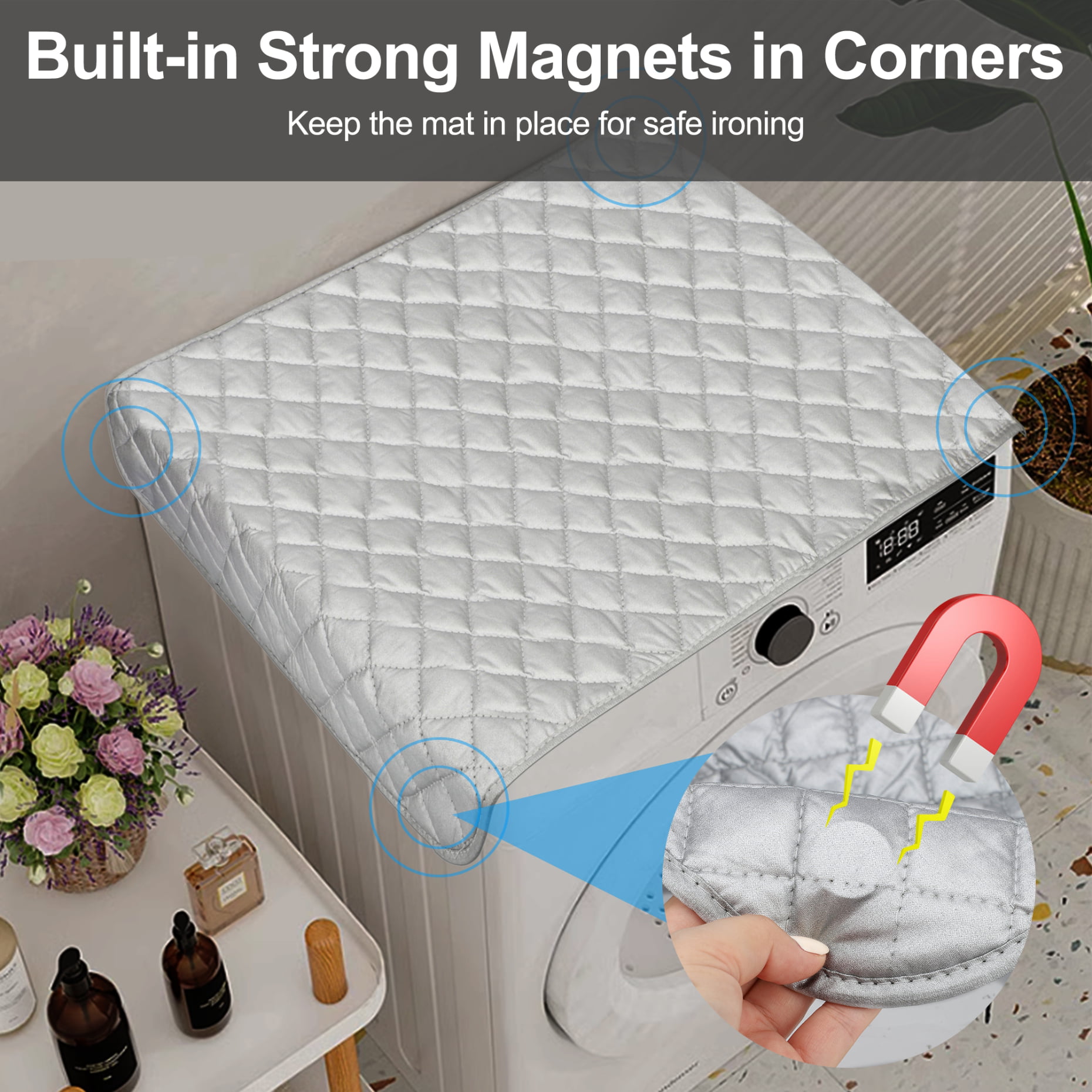 Generic Ironing Mat Laundry Pad Washer Dryer Cover Board Heat Resistant  Blanket @ Best Price Online