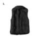 thumbnail image 4 of Minnieouse La tela se mantiene cómoda con un elegante y cómodo chaleco de piel sintética para mujer, chaqueta polar sin mangas Camisetas sin mangas negro l, 4 of 6