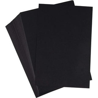 ArtCute Black Cardstock Paper 20 Sheets 250gsm Thick Black Card Stock Paper  for DIY Art Cards, A4 Size Black Craft Cardstock Paper for Scrapbooking