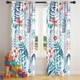 thumbnail image 5 of Blackout Kids Curtains,Pioneer Flower Floral Print Pattern Childrens Insulated Curtains Set Of 2,Bedroom Essentials,Toddler Room Decor 42"x84", 5 of 5