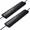 Black, variant on 2 Pack Drop Over Cable Cover, 40"x5.3"x1", Heavy Duty Cable Hose Protector Ramp for Floor Cord Cover, Indoor/Outdoor for Garage Driveway Warehouse Office, 20,000LBS, Yellow