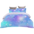 thumbnail image 3 of YingD Colorful Rainbow Microfiber Duvet Cover Bedspread 240x260 cm Adult Zipper, 3 of 5