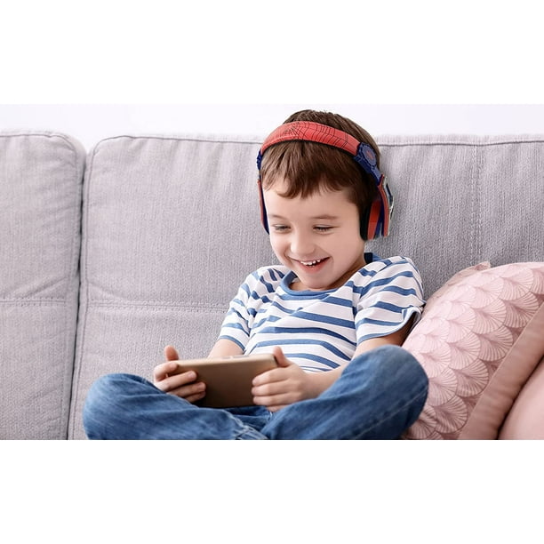 Spiderman bluetooth headphones for kids wireless rechargeable kid friendly sound new arrivals