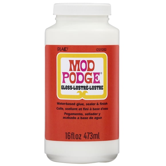 Mod Podge Gloss Waterbase Sealer, Glue, and Finish, 16 fl oz