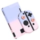 thumbnail image 2 of Reemplazo de la cubierta de la consola de la carcasa del agarre de la funda protectora de la PC del color degradado para el interruptor de Nintendo Inevent EL5713-02B, 2 of 7