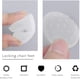 thumbnail image 4 of BEIFON - 24 tapas de silicona para patas de silla, almohadillas de silicona para muebles, mesas, protectores de patas antiarañazos para sillas, mesas, sofás de casa, 28-45 mm (transparentes), 4 of 7
