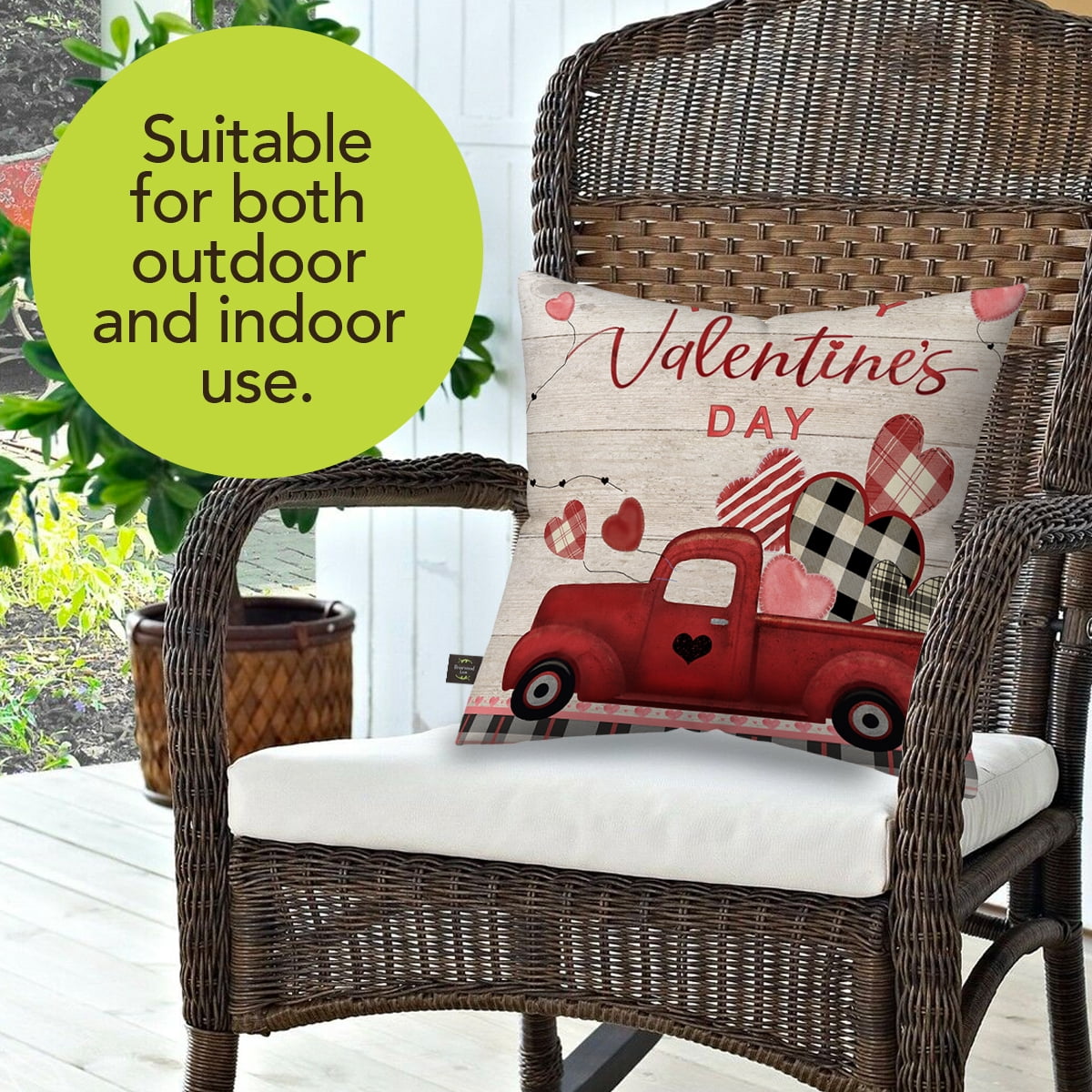 Briarwood Lane Indoor/Outdoor Pillow 17x17 Valentine's Love Pickup For Valentine's Pillow