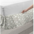 thumbnail image 2 of Rain Bed Skirt, Cumulus Form Rain Clouds Participating Rain on Mild Background, Elastic Bedskirt Dust Ruffle Wrap Around for Bedding Decor, 4 Sizes, Pale Mauve Blue Grey, by Ambesonne, 2 of 2