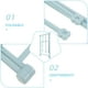 thumbnail image 5 of EeaseMX Ratch de colgantes de toallas plegables rejillas de tela vertical para baño para el baño de cocina (azul claro), 5 of 7