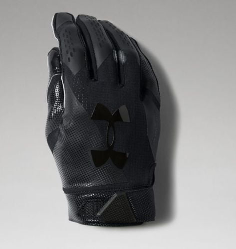 black under armour football gloves