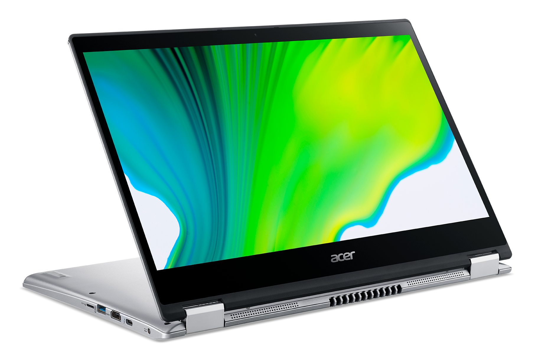 Acer Spin 3, 2-in-1 Laptop, 14" Full HD IPS Touch, 10th Gen Intel Core i7-1065G7, 8GB RAM, 512GB SSD, Rechargeable Active Stylus, SP314-54N-77L5 - image 3 of 8