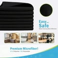 thumbnail image 3 of Microfiber Cleaning Cloth-12PK, Soft Microfiber Towels for Cars, Absorbent Cleaning Rags, Lint-Free Streak-Free Wash Cloths for House, Kitchen, Window(9.8in.x9.8in), 3 of 7