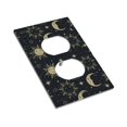 thumbnail image 3 of ZICANCN Outlet Covers Wall Plate, Galaxy Sun Star Moon Blue Light Switch Cover Decorative, Duplex Toggle Combo 1-Gang, 3 of 9