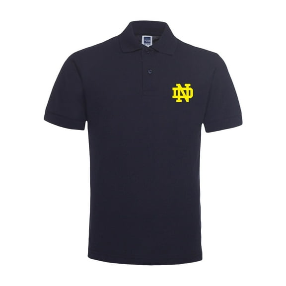 Brand New ND Short-Sleeve Polo Shirt Cotton/Poly Blend(Small), Official Notre/Dame Team Logo/Colors, Embroidered Logo