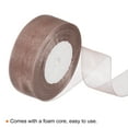 thumbnail image 3 of Unique Bargains 4cm 50 Yard Sheer Organza Ribbon Chiffon Fabric Gift Wrapping, Silver, 3 of 6