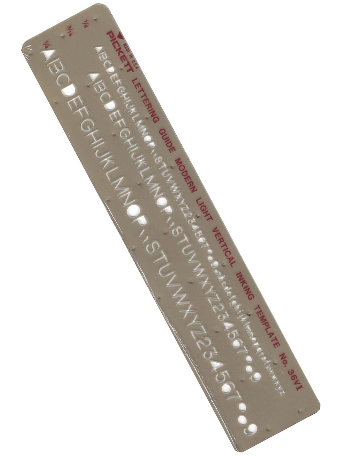 Modern Light Lettering Guide # 36 V-I lettering guide (pack of 2