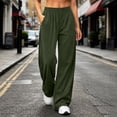 thumbnail image 6 of Tqcoqu Women's Corduroy High Waist Wide Leg Pants,Casual Waist Trousers with Side Pockets For Fall Winter, 6 of 8