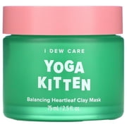 I Dew Care Yoga Kitten, Balancing Heartleaf Clay Beauty Mask,  2.53 fl oz (75 ml)