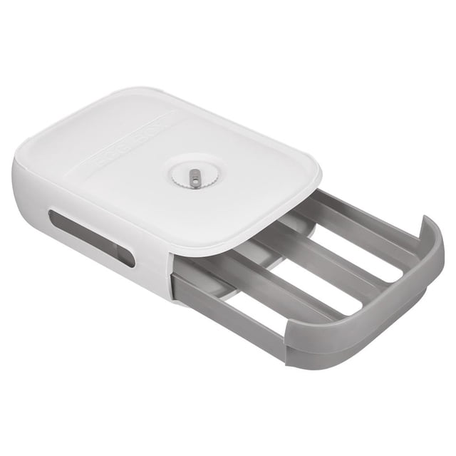 Advancent Egg Box Plastic Drawer Design Egg Storage Container Auto Filling Stackable Egg Holder with Large Storage Space for Home Kitchen Cocina y Comedor No.2