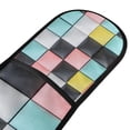 thumbnail image 4 of Yayeee Double Oven Mitt Kitchen Heat Resistant Baking 35" x7" Quilted Glove, Gray Checkered Pattern, 4 of 6
